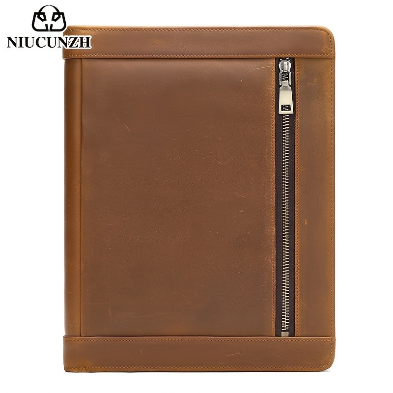 NIUCUNZH Men's Cowhide Clutch Bag Elegant, Durable, and Perfect for Business and Storage