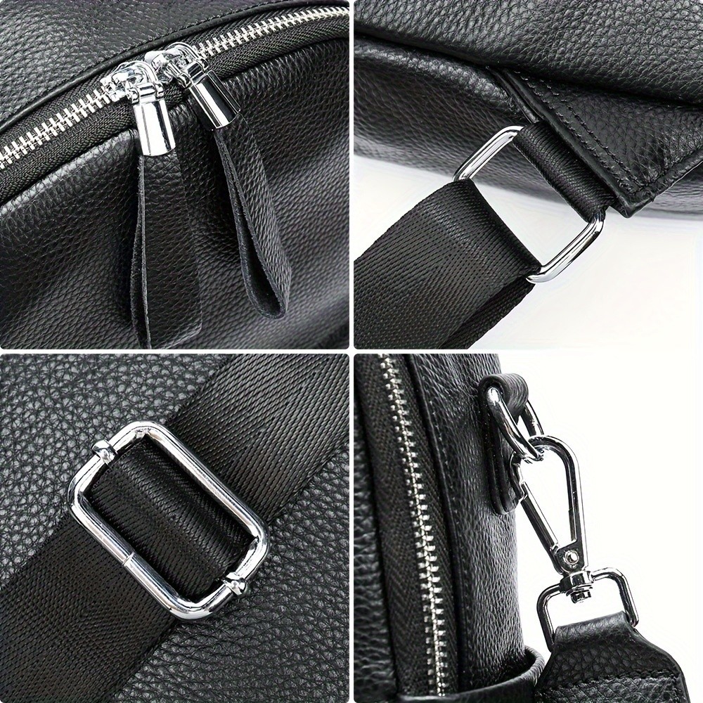 NIUCUNZH Womens Genuine Leather Backpack Stylish, Spacious, and Perfect for Travel, School, and Commuting