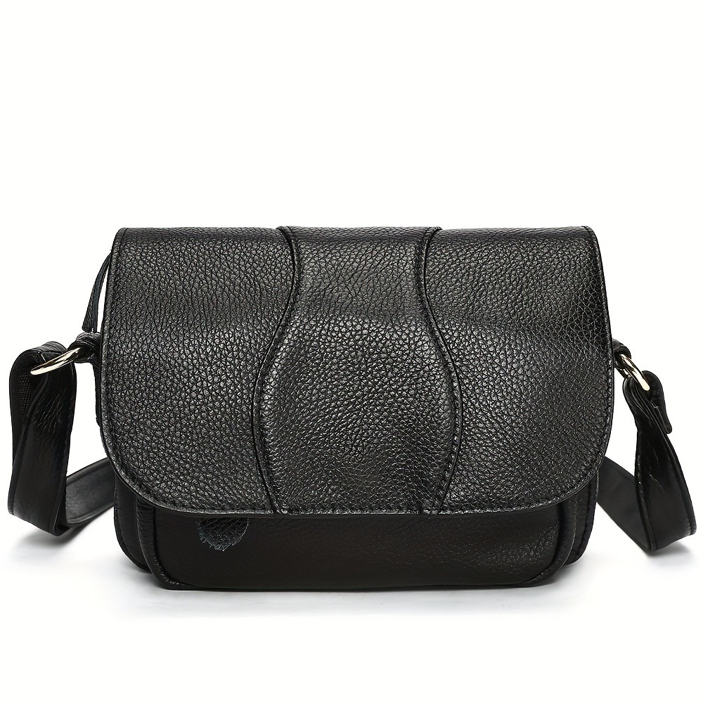 NIUCUNZH Unisex Genuine Leather Crossbody Bag Versatile, Durable, and Stylish for Daily Use and Travel