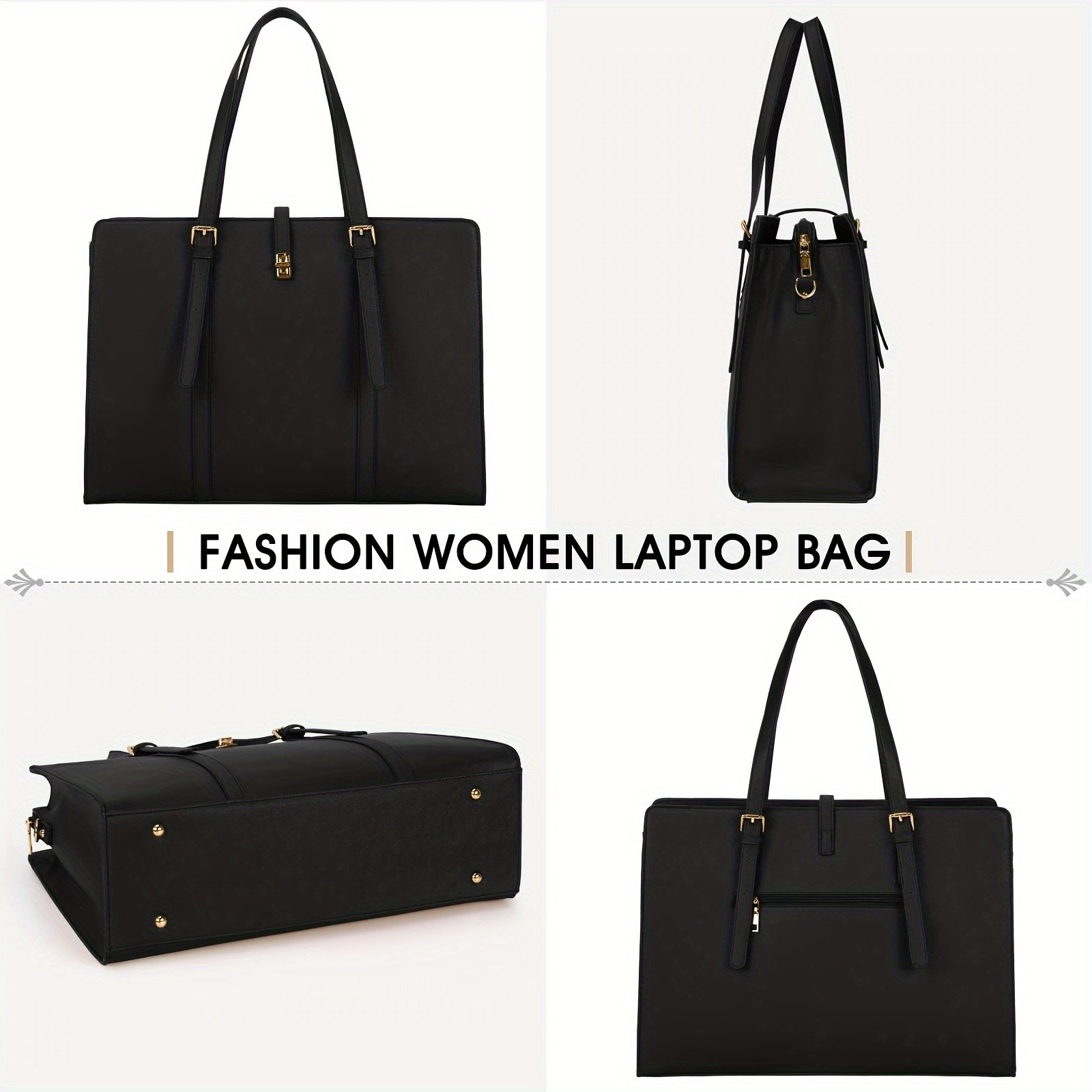 IGOLUMON Womens 15.6-inch Laptop Bag Professional, Stylish, and Ideal for Work, Business, and Travel