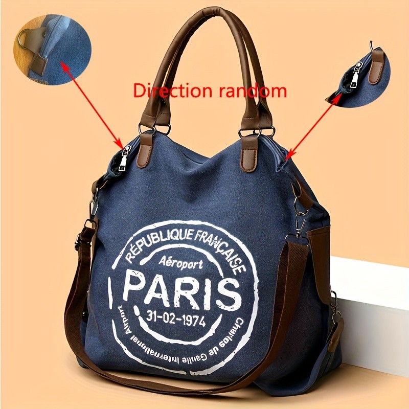 Perfect Lily Fashionable Large Capacity Retro One Shoulder Crossbody Tote Bag