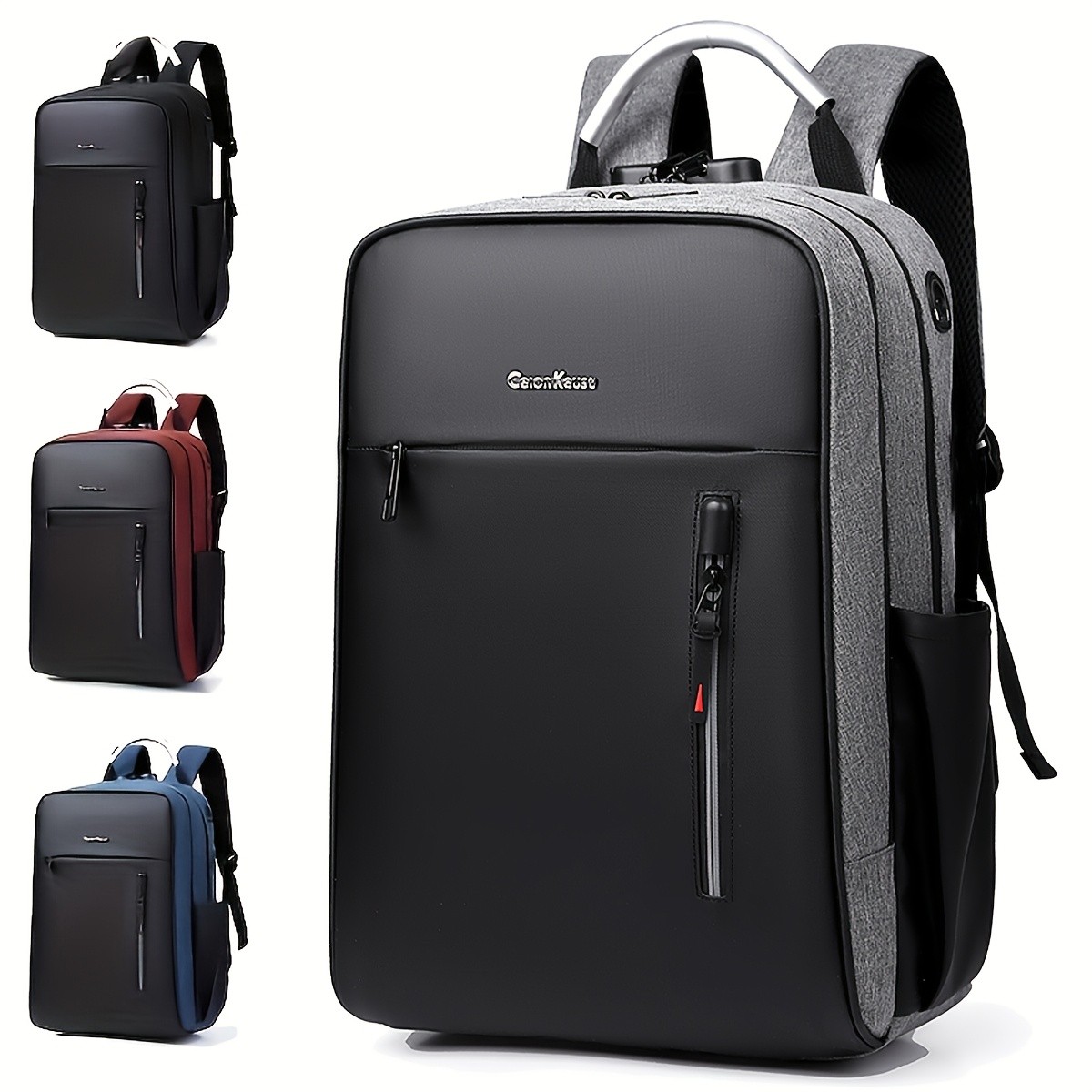 TMOOS Unisex Anti-Theft Lockable Backpack