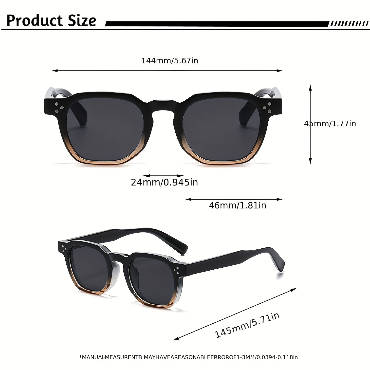 Caterside Classic Korean Style Glasses