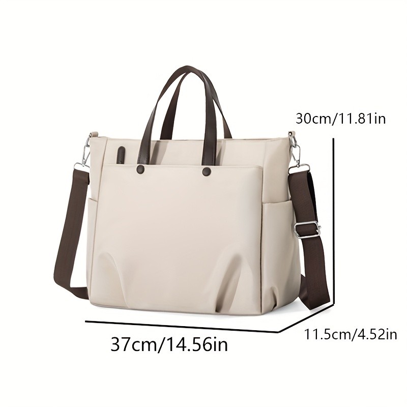 OGEHUAFEE Womens Casual Chic Laptop Handbag Adjustable Shoulder Strap, Large Capacity, Ideal for Travel & Daily Use