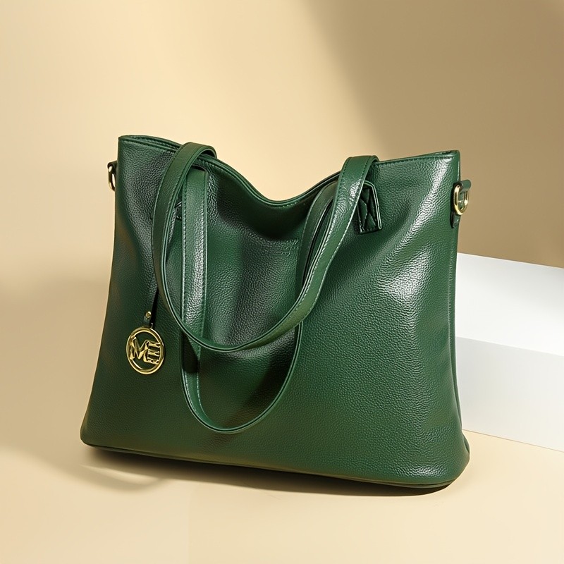 OGEHUAFEE High Quality Three-Piece Womens Handbag Set Large Capacity PU Handbag, Ideal for Shopping, Parties, and Travel