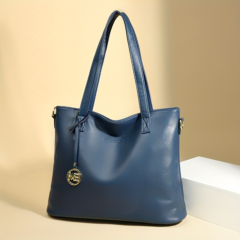 OGEHUAFEE High Quality Three-Piece Womens Handbag Set Large Capacity PU Handbag, Ideal for Shopping, Parties, and Travel