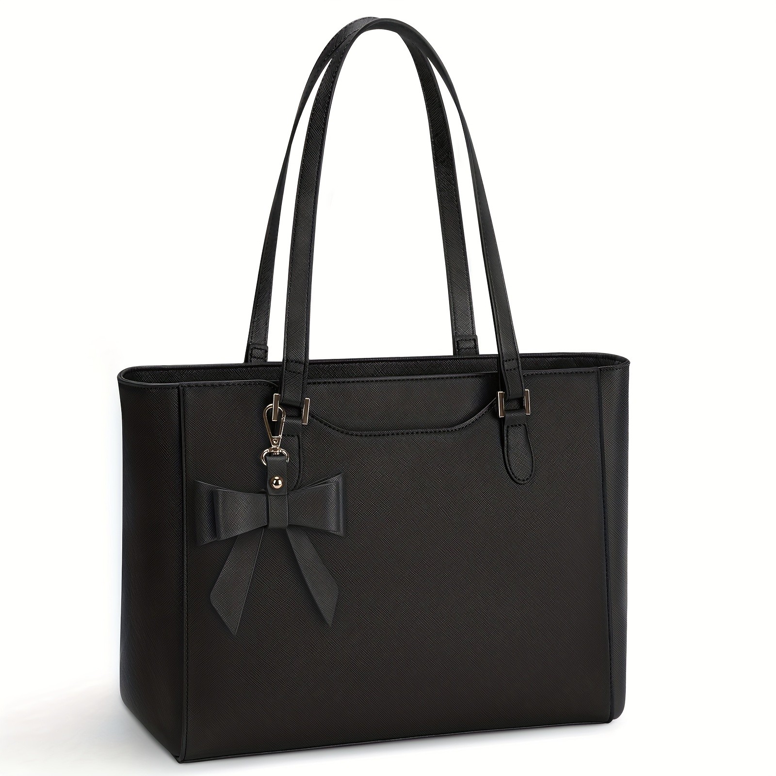 KTMOUW Womens Handbag Large Capacity PU Leather Tote Bag, Zippered Shoulder Bag for School, Work, Travel, and Shopping