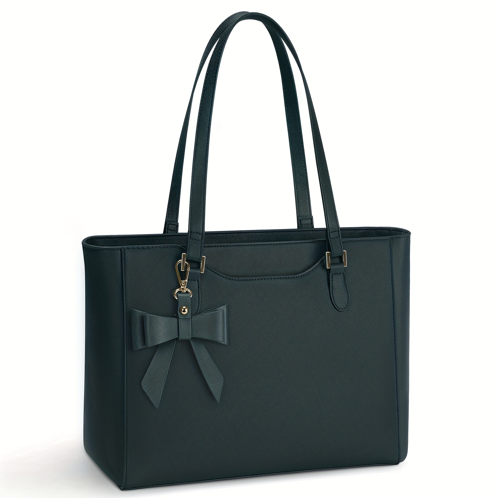 KTMOUW Womens Handbag Large Capacity PU Leather Tote Bag, Zippered Shoulder Bag for School, Work, Travel, and Shopping