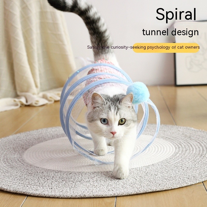 Cithway Self-play Cat Hunting Spiral Tunnel Toy