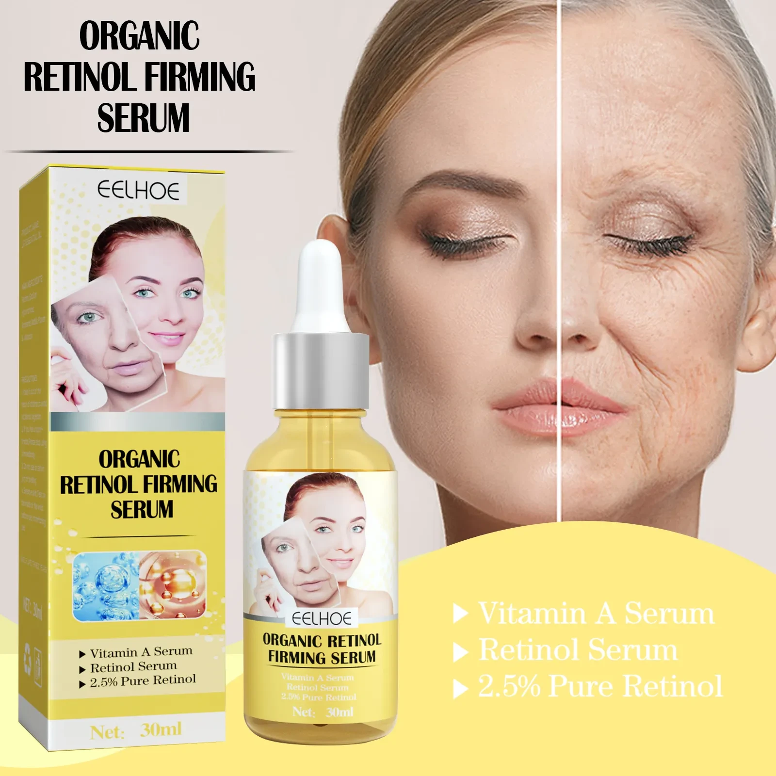 EELHOE Organic Retinol Firming Serum