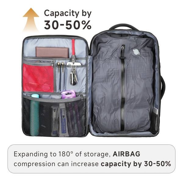 SWICKY Vacuum Backpack Travel Bag with Vacuum Pump & AirBack Compression System  The Ultimate Travel Companion