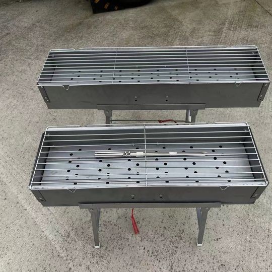 100cm X 20cm High quality Zinc-Iron Charcoal BBQ Grill