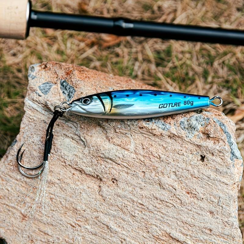 Goture 5pcs Fishing Jig Set Premium Vertical Jigs for Tuna, Salmon, Snapper, and More