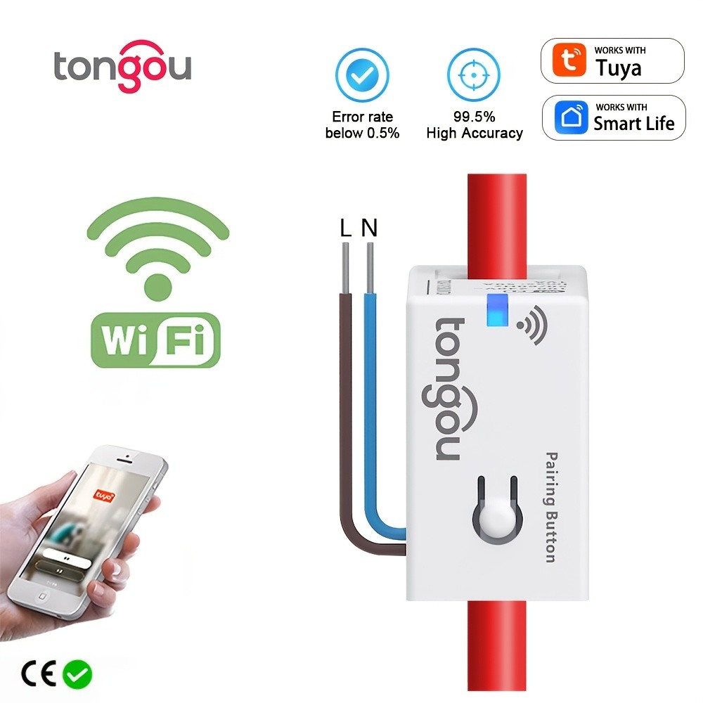 TONGOU Tuya WiFi Smart Power Display