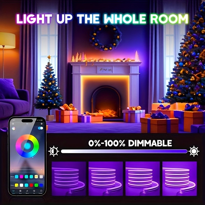 LTG-GEE 5V 5.0meter RGB Neon LED Strip Lights