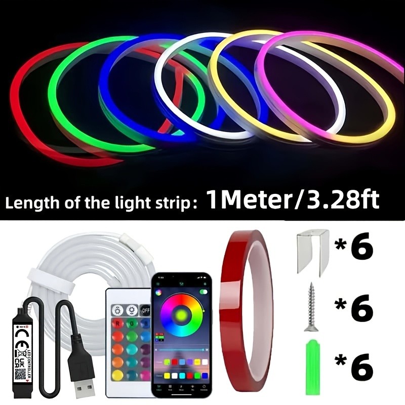 LTG-GEE 5V 5.0meter RGB Neon LED Strip Lights