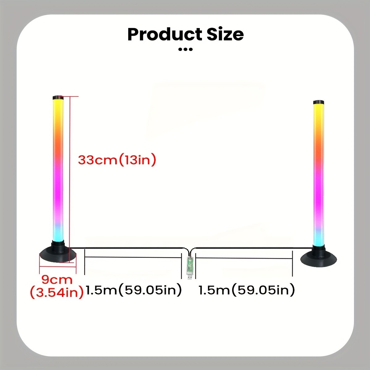 GVTCO Modern Desktop Ambient Light