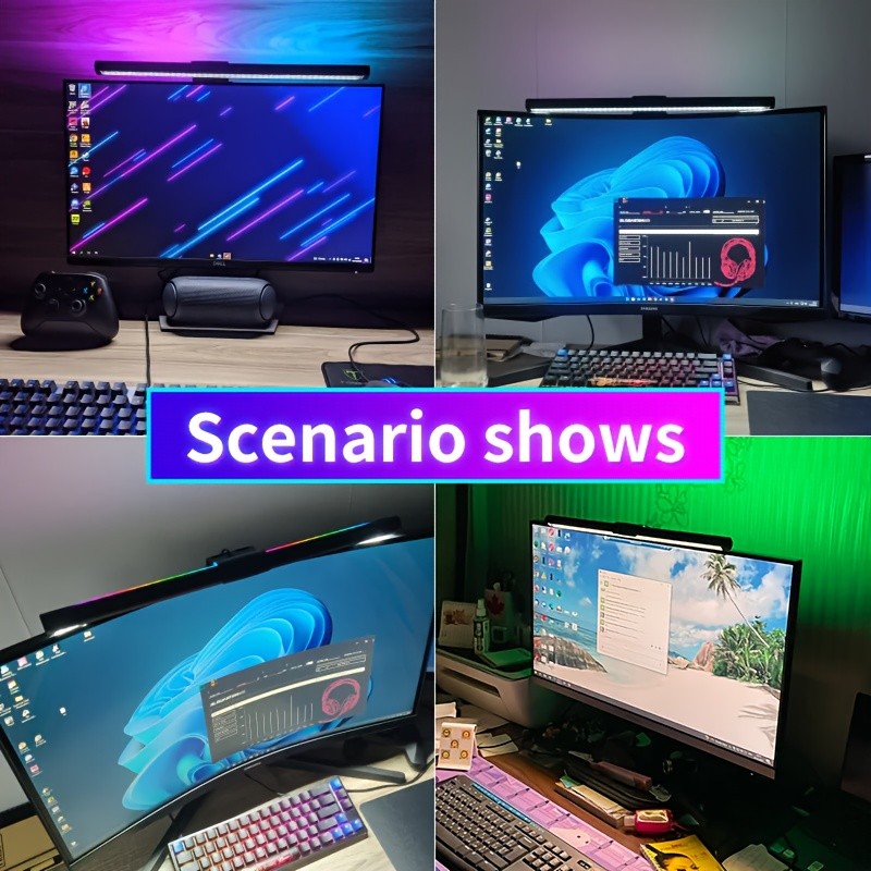 AMILL Smart Monitor Light Bar with RGB Backlight
