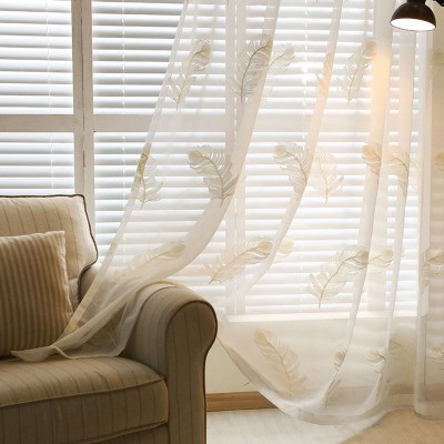 Embroidered Window Screen