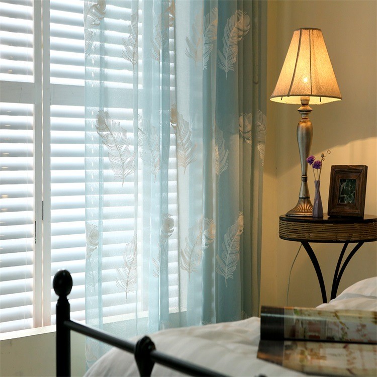 Embroidered Window Screen