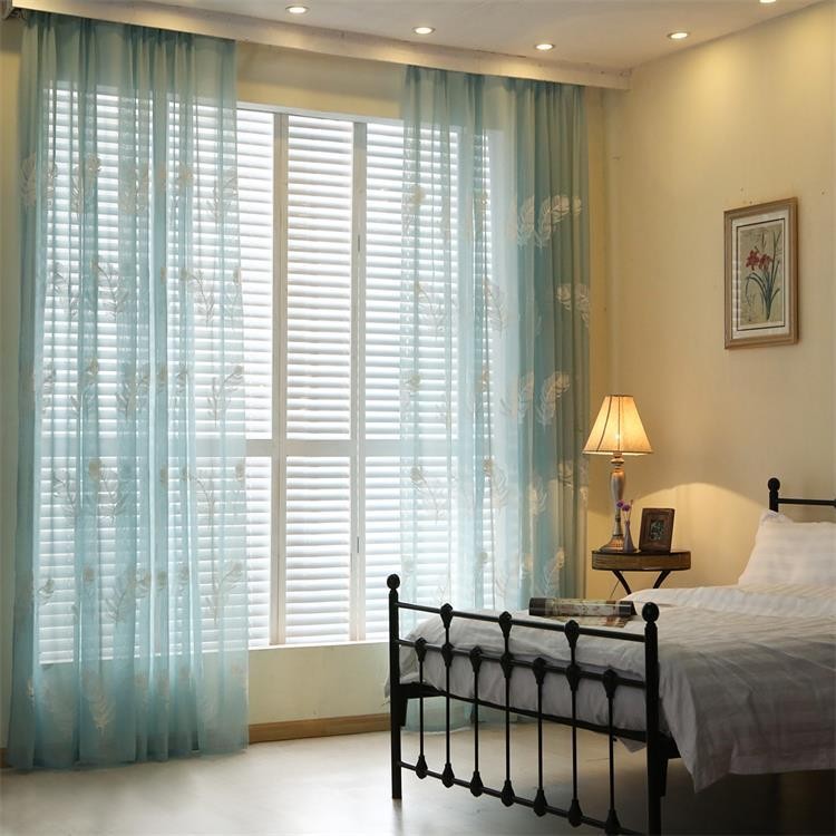Embroidered Window Screen