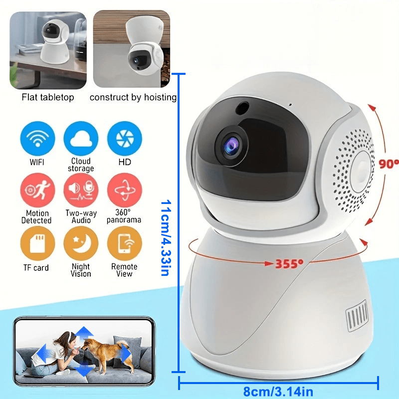 WJG 1080P Smart WiFi Monitor Camera