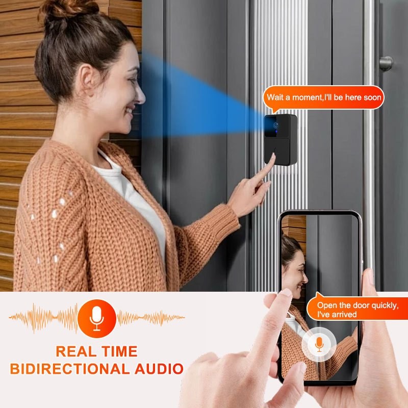 Teruhal 2.4G Wireless Wi-Fi Smart Doorbell