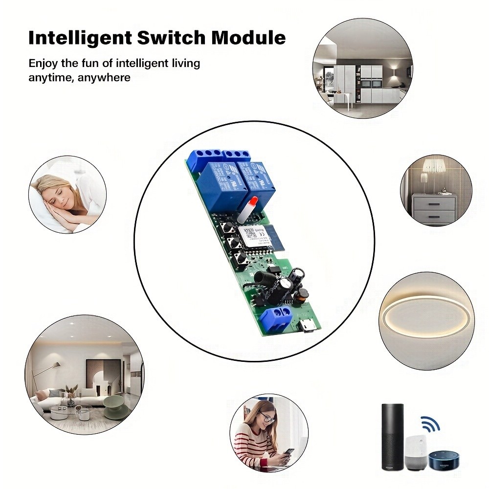 MIXIYOU Tuya WiFi Relay Module 2 Channels