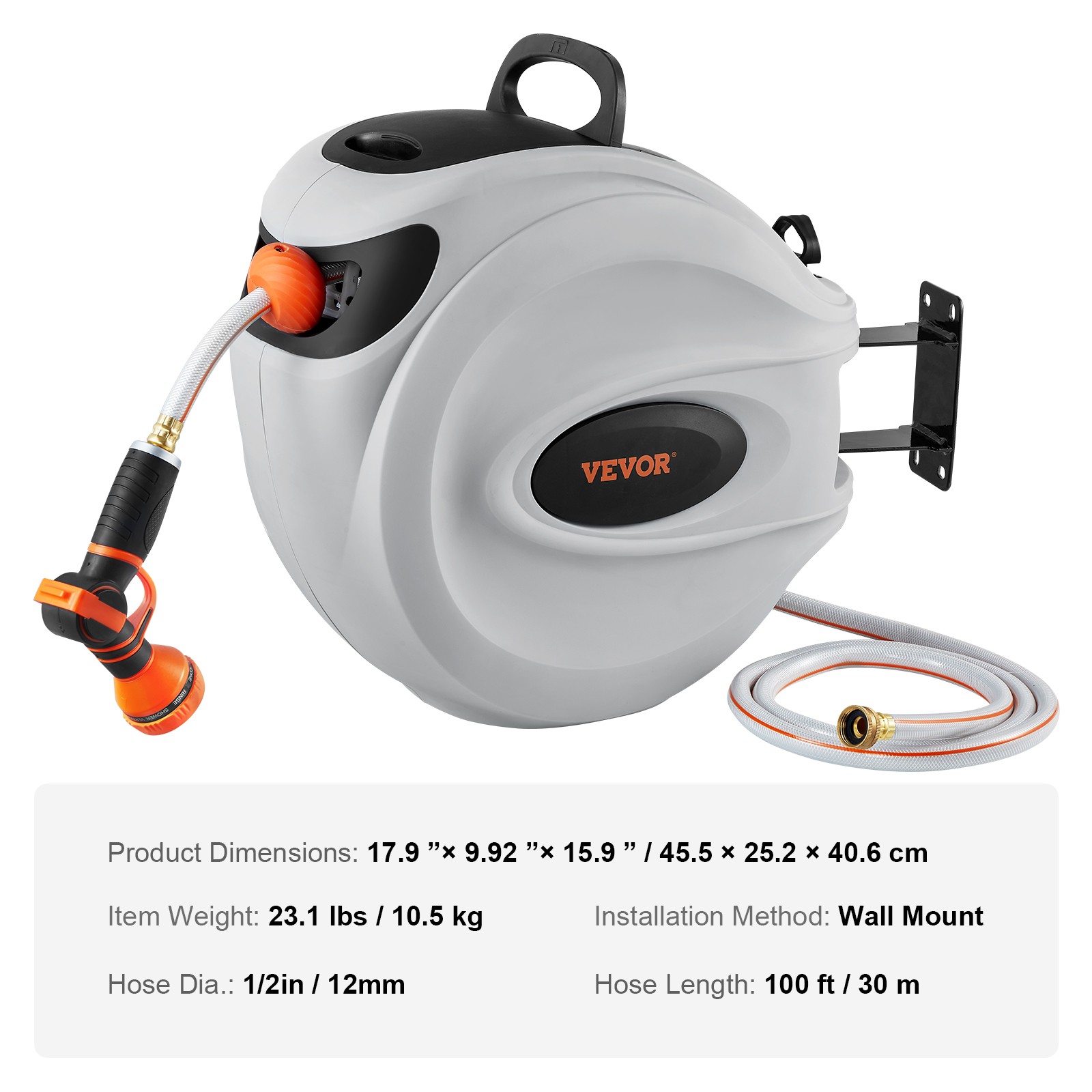 Retractable Garden Hose Reel