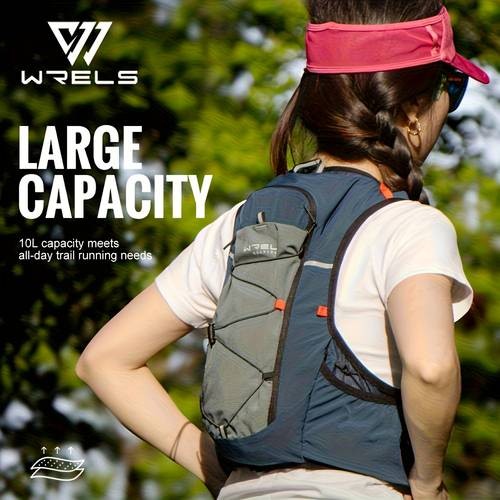 WRELS Professional Trail Running Backpack Lightweight, Large Capacity, Multi-Compartment Organizer for Hiking, Cycling & Ultrarunning