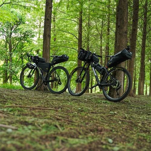 Rhinowalk Large Capacity 10L-13L Heavy-Duty Bicycle Saddle Bag Durable Bike Pannier with Reflective Strap & Adjustable Straps