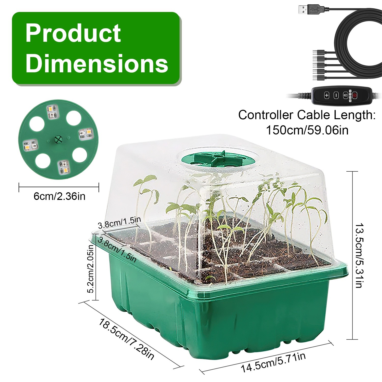 Humidity Vented Dome Tray