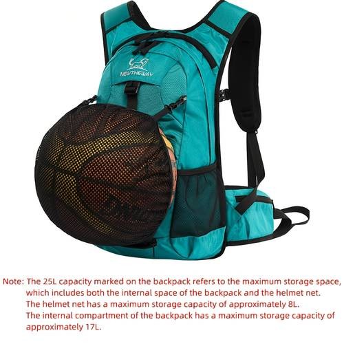 Versatile Outdoor Sports Backpack with Built-In Hydration System Adjustable, Breathable Rucksack for Cycling, Hiking, Travel & Camping