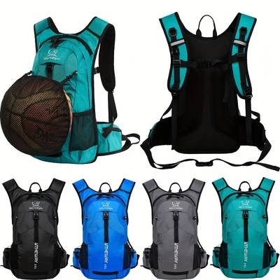Versatile Outdoor Sports Backpack with Built-In Hydration System Adjustable, Breathable Rucksack for Cycling, Hiking, Travel & Camping