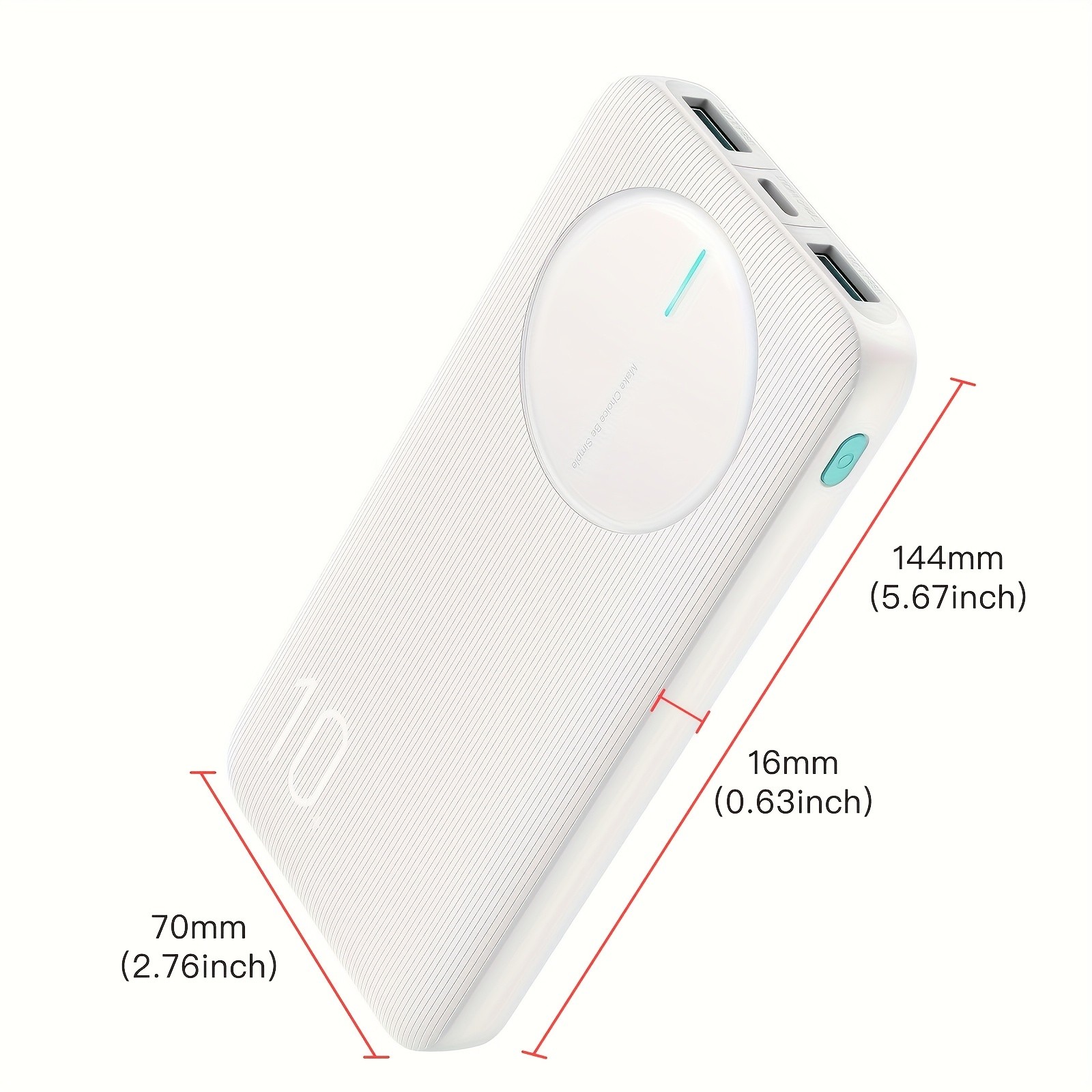 10000mAh Portable Charger for Mobile Phones