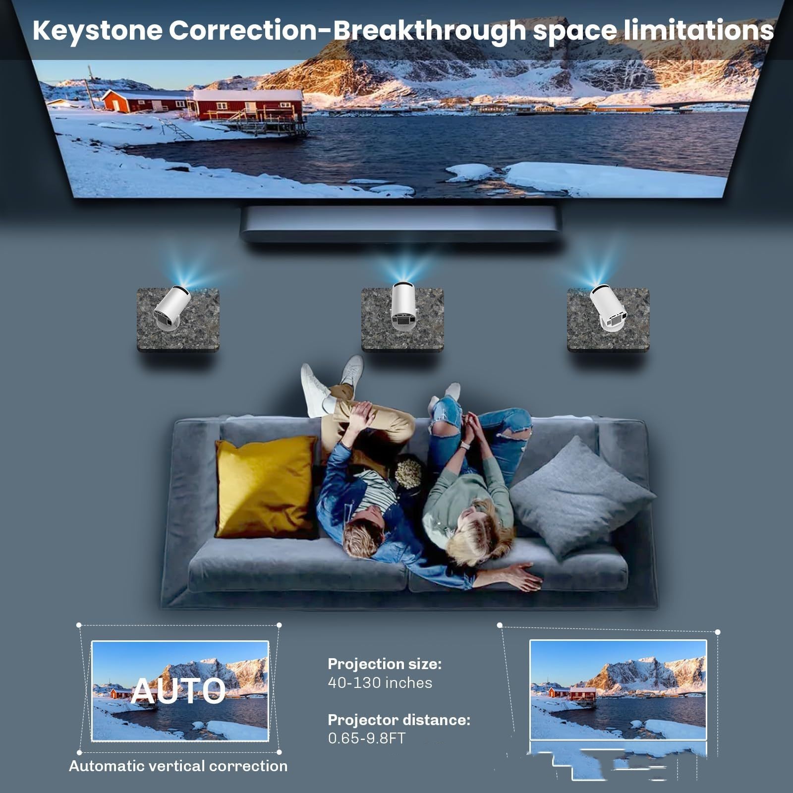 Bluetooth Screen Projector