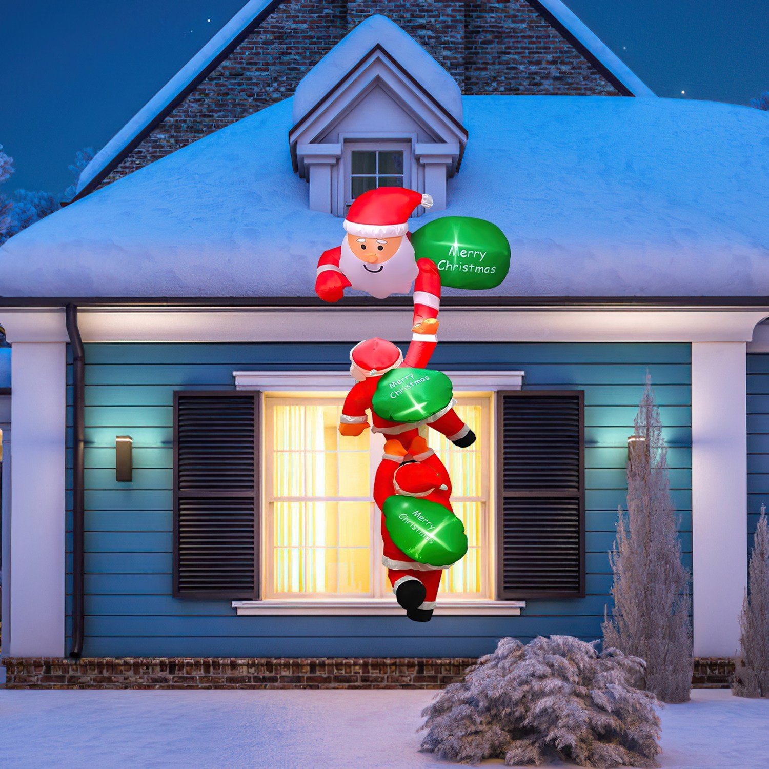 Inflatable Climbing Santa