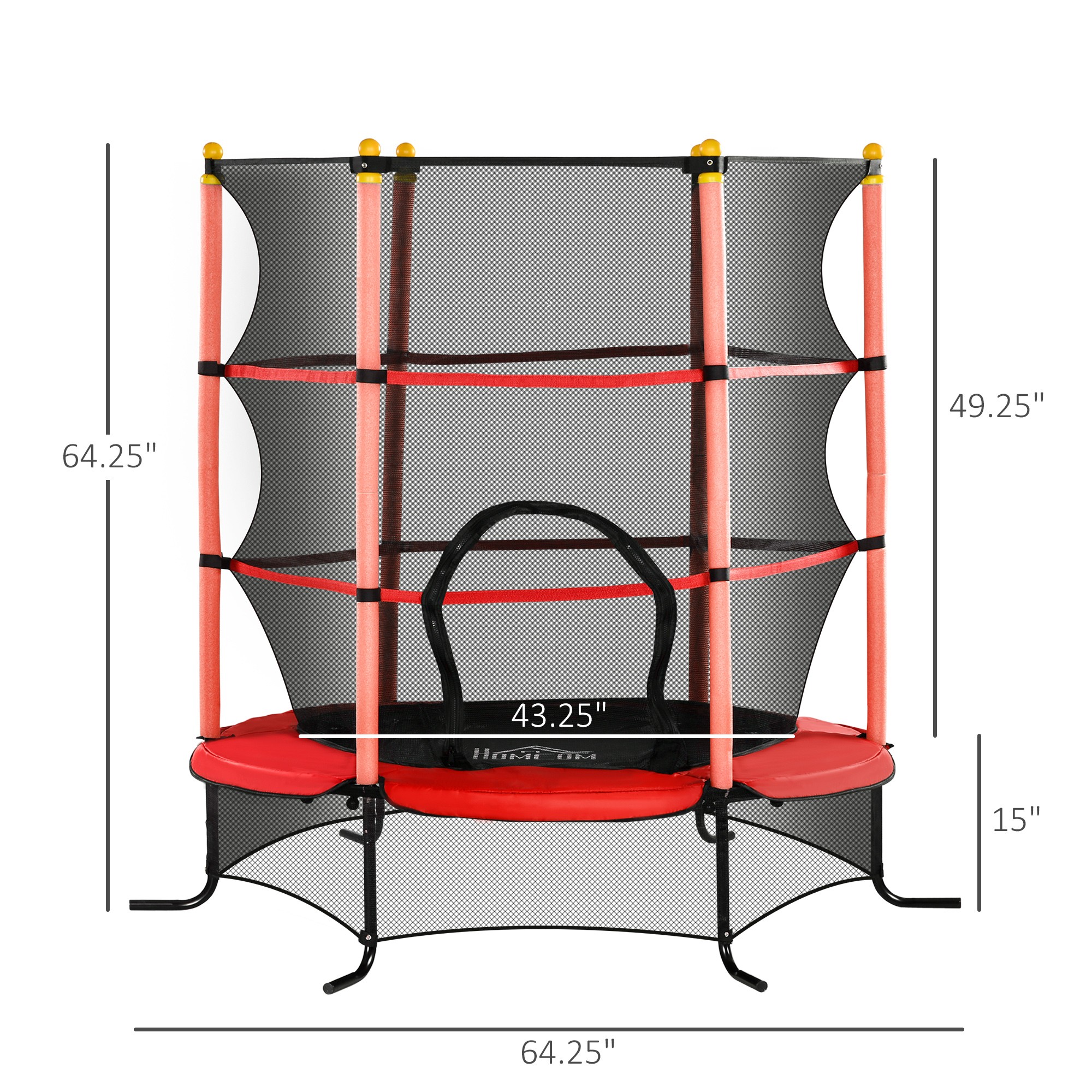 Trampoline With Enclosure