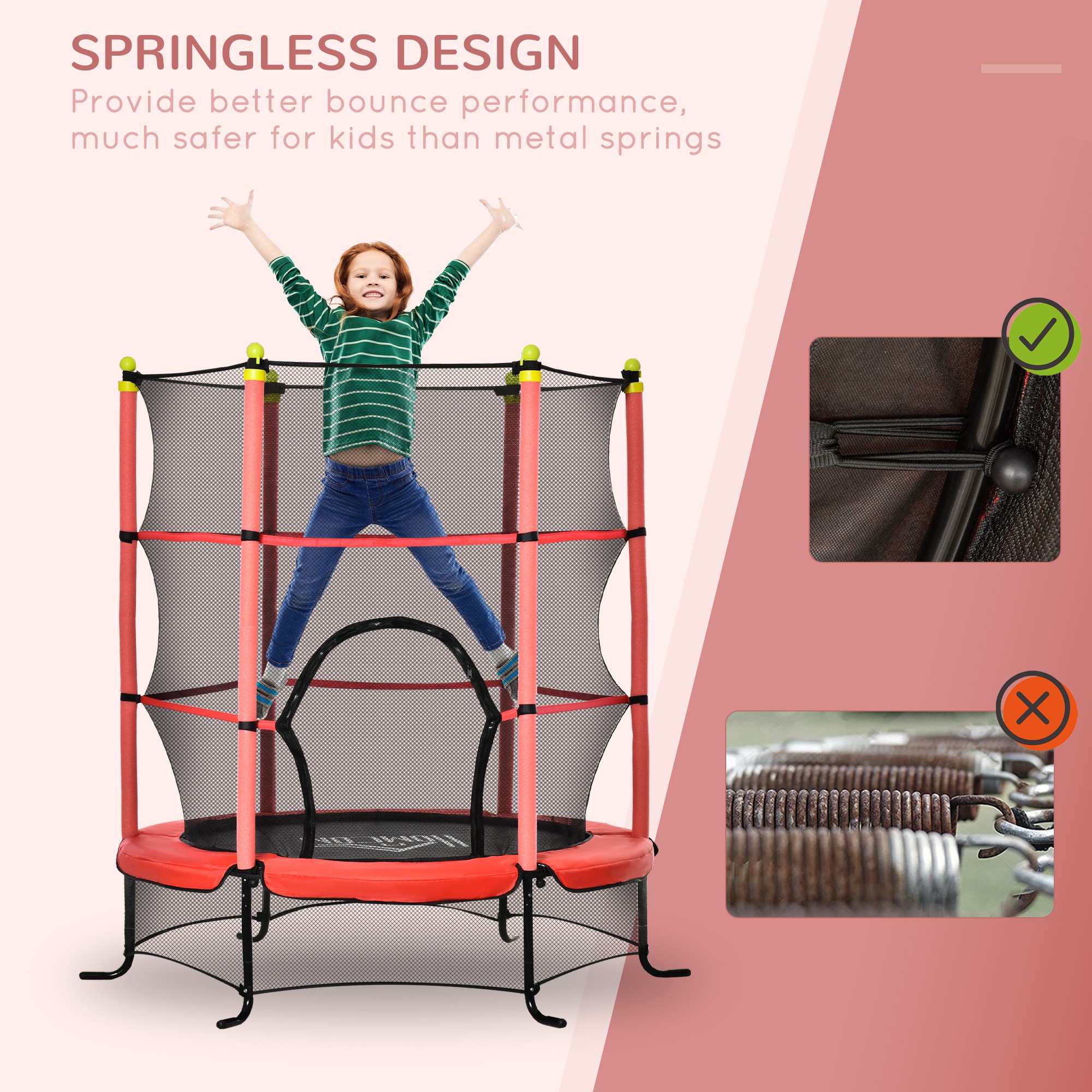 Trampoline With Enclosure