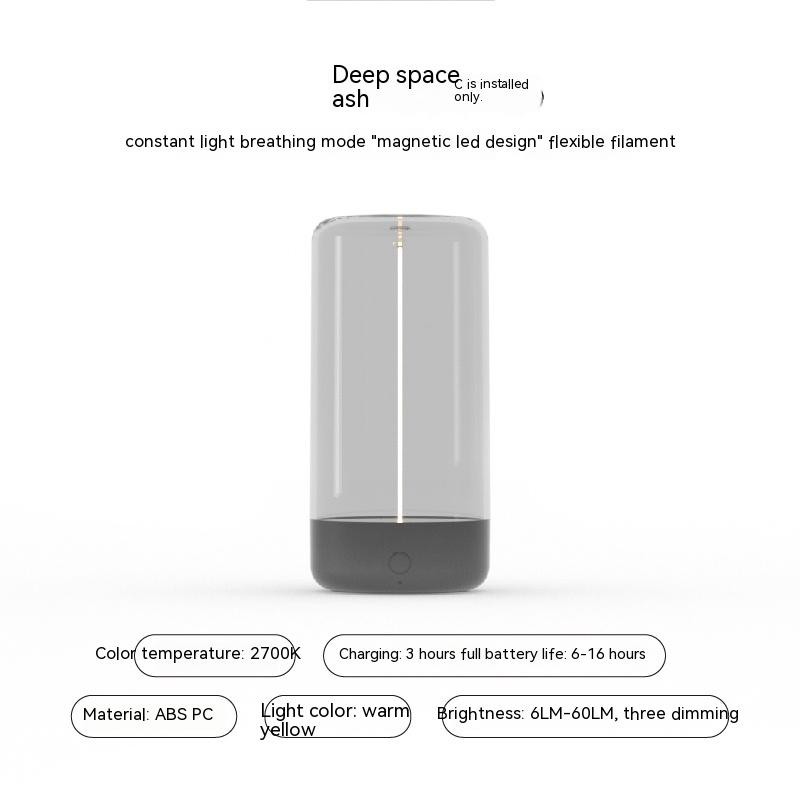 New LED Camping Light  Rechargeable, Portable, and Durable Night Light