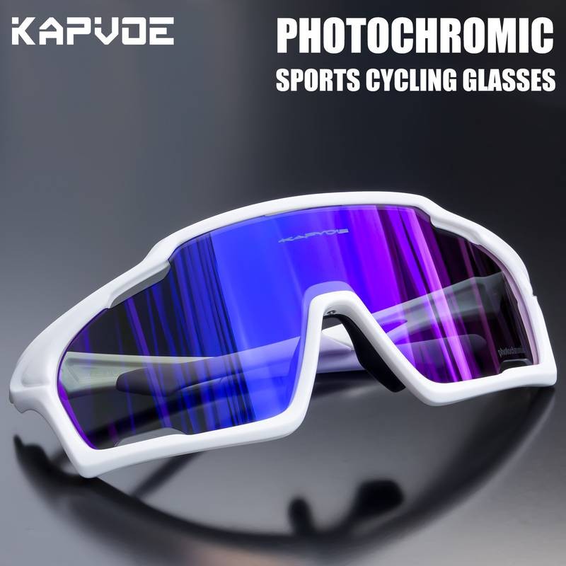 KAPVOE Photochromic Fashion Glasses for Men and Women Stylish Eyewear with Adaptive Lenses