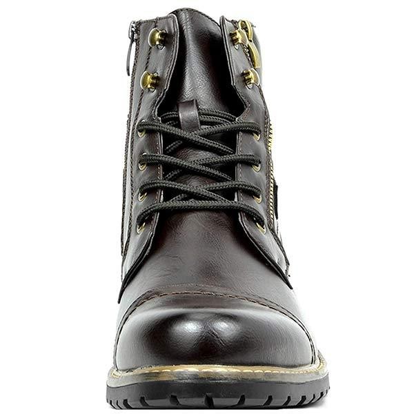 Men's Metal Double Zip Rider Boots