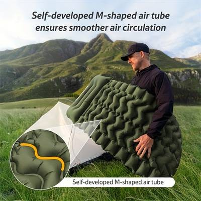 Naturehike Ultralight Camping Sleeping Pad Lightweight Inflatable Air Mattress for Camping and Backpacking