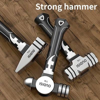 3pcs OuDiSi High Carbon Steel Hammer Set  Durable, Multi-Functional Tools for Woodworking & Home Use