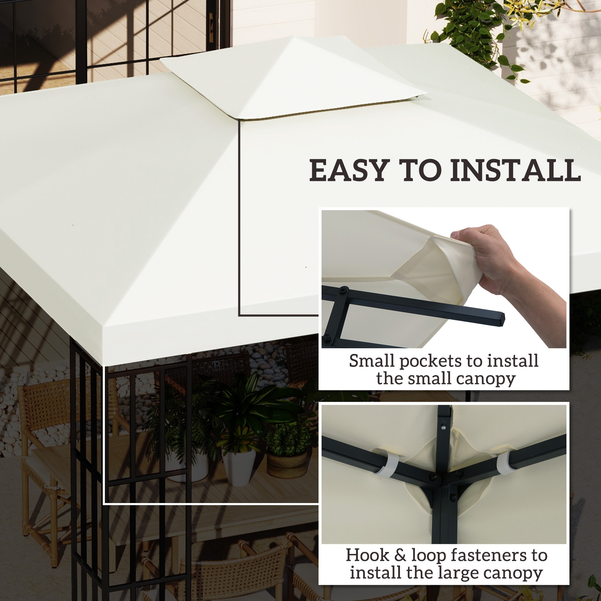 Gazebo Replacement Canopy