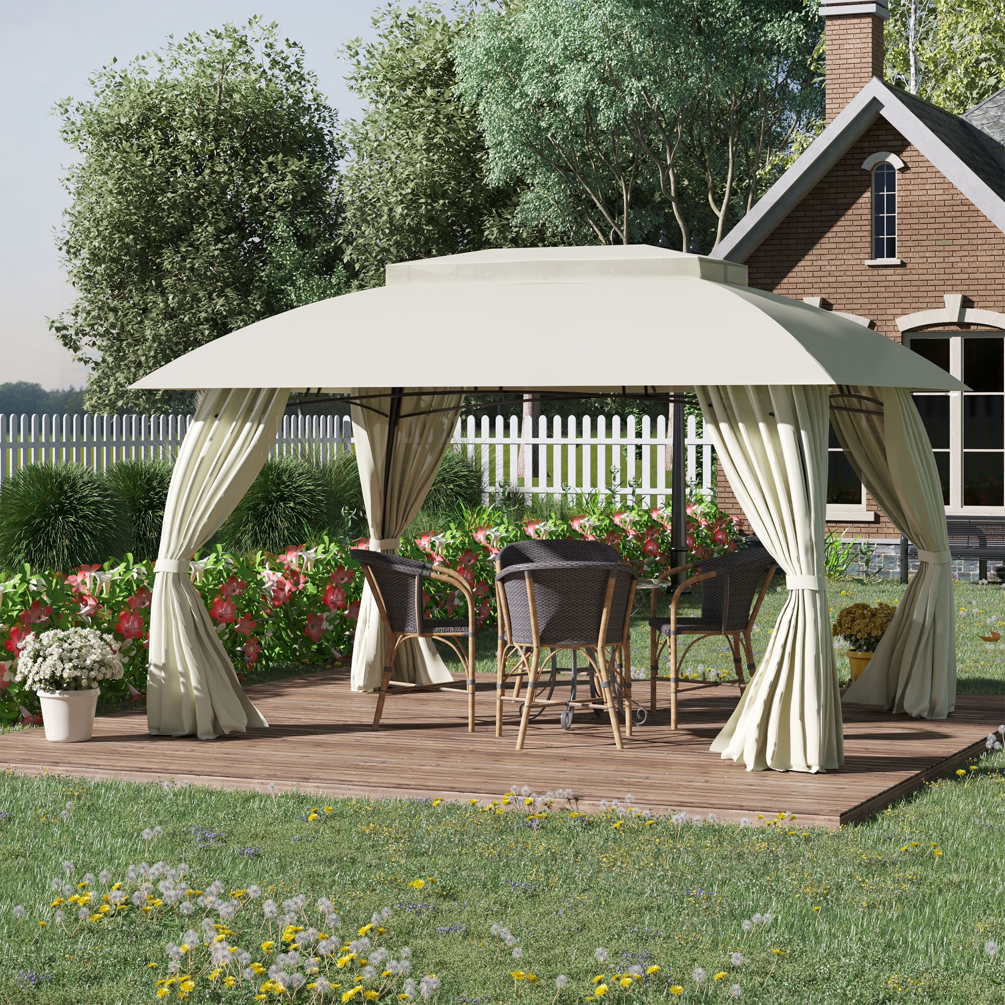Canopy With Screen Sides