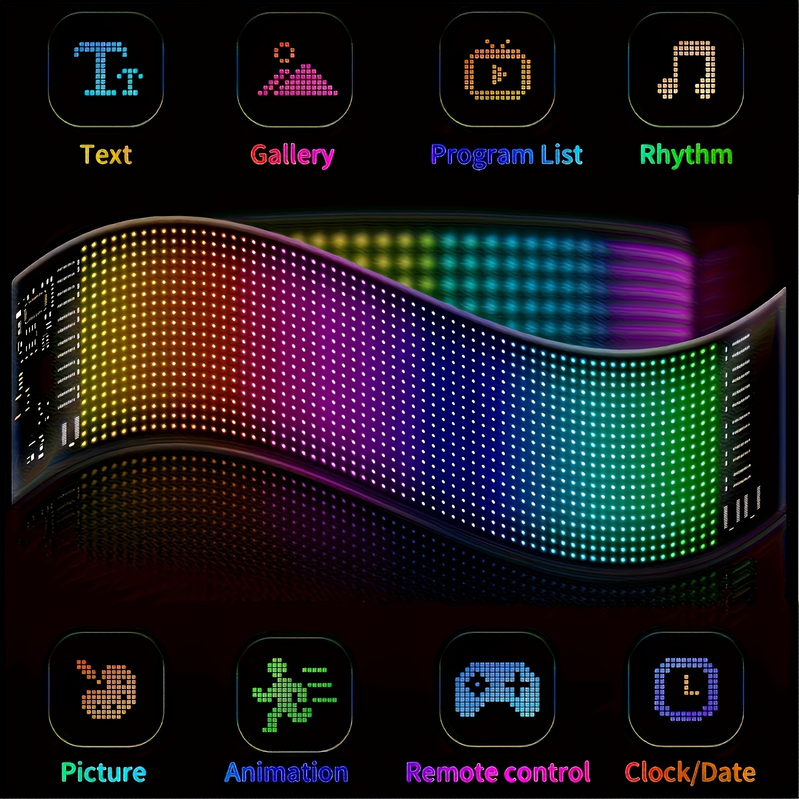 Smart LED Pixel Soft Light Displays