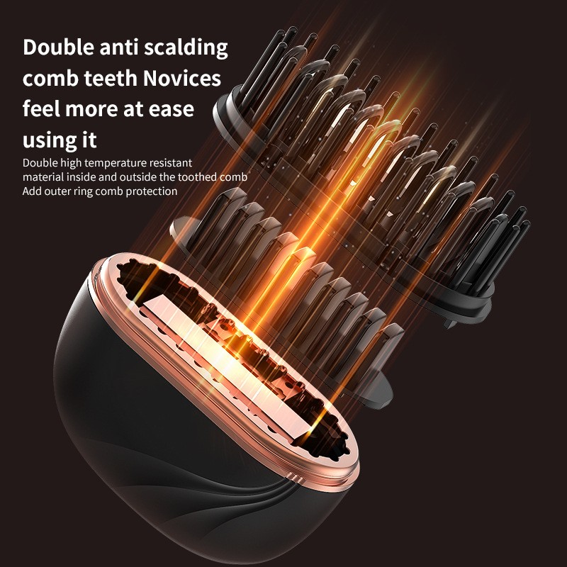Mini Hair Straightening Comb Wireless Charging Portable Multifunctional Hair Care Styling Comb