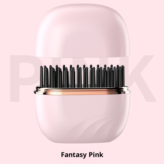Mini Hair Straightening Comb  Wireless Charging Portable Multifunctional Hair Care Styling Comb