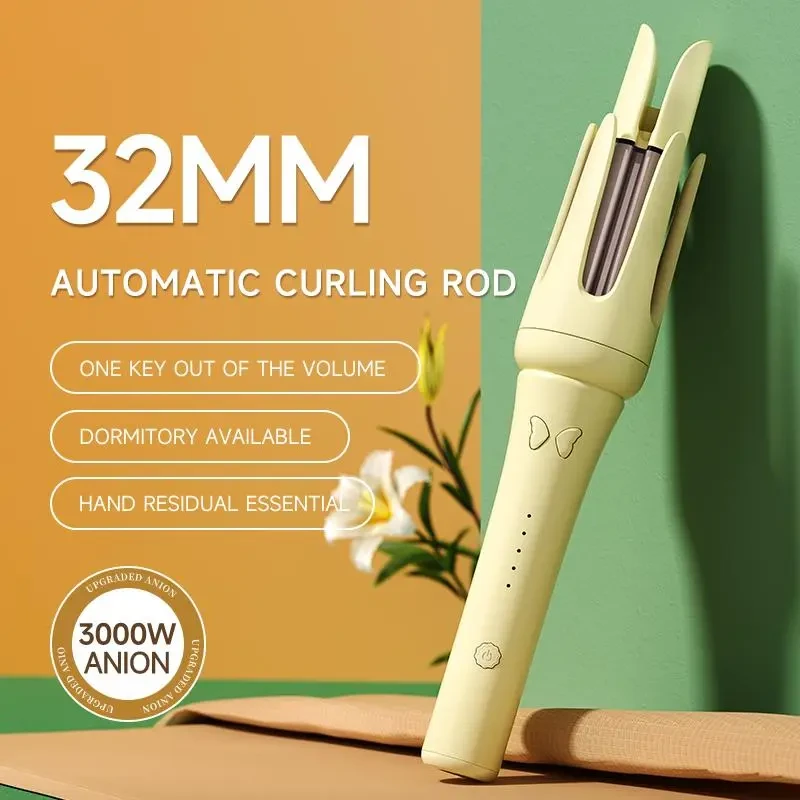 Customized Fully Automatic Korean Style Big Curl Three-in-one Curling Iron